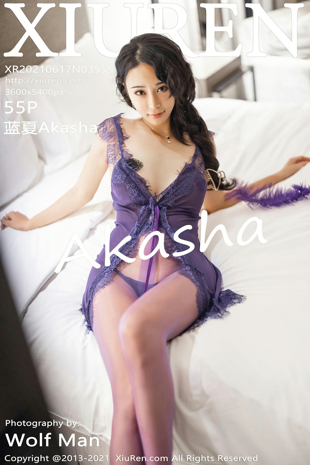 [XiuRen秀人网] 2021.06.17 No.3555 蓝夏Akasha